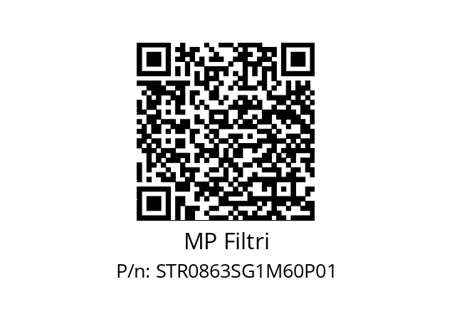  STR-086-3-S-G1-M60-P01 MP Filtri STR0863SG1M60P01