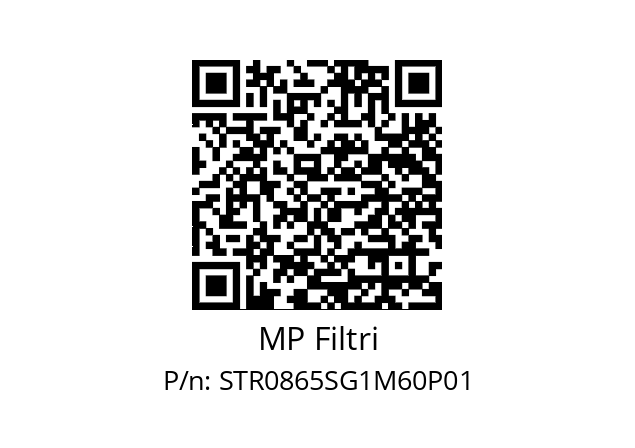  STR-086-5-S-G1-M60-P01 MP Filtri STR0865SG1M60P01