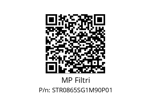  STR-086-5-S-G1-M90-P01 MP Filtri STR0865SG1M90P01