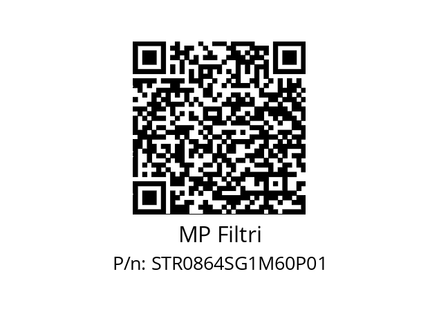  STR-086-4-S-G1-M60-P01 MP Filtri STR0864SG1M60P01