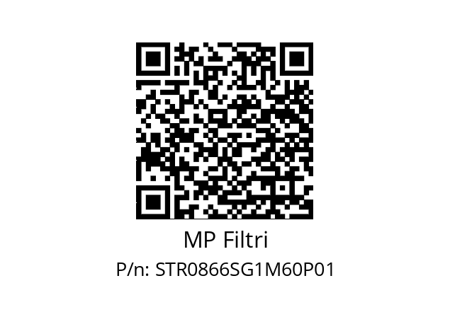  STR-086-6-S-G1-M60-P01 MP Filtri STR0866SG1M60P01