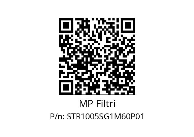  STR-100-5-S-G1-M60-P01 MP Filtri STR1005SG1M60P01