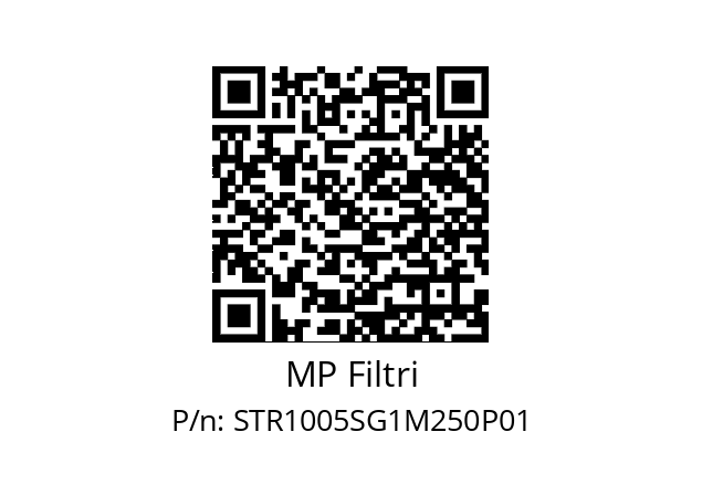  STR-100-5-S-G1-M250-P01 MP Filtri STR1005SG1M250P01