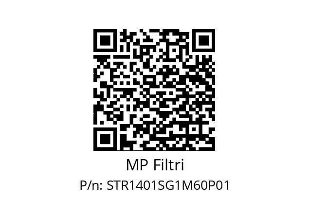  STR-140-1-S-G1-M60-P01 MP Filtri STR1401SG1M60P01