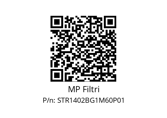  STR-140-2-B-G1-M60-P01 MP Filtri STR1402BG1M60P01