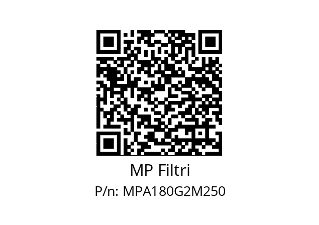  MPA-180-G2-M250 MP Filtri MPA180G2M250