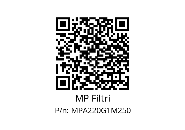  MPA-220-G1-M250 MP Filtri MPA220G1M250