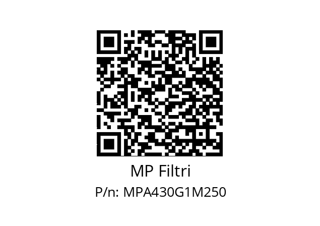  MPA-430-G1-M250 MP Filtri MPA430G1M250