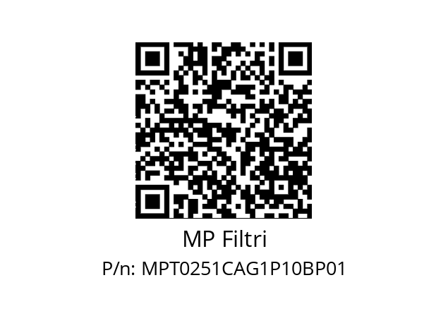  MPT-025-1-C-A-G1-P10-B-P01 MP Filtri MPT0251CAG1P10BP01