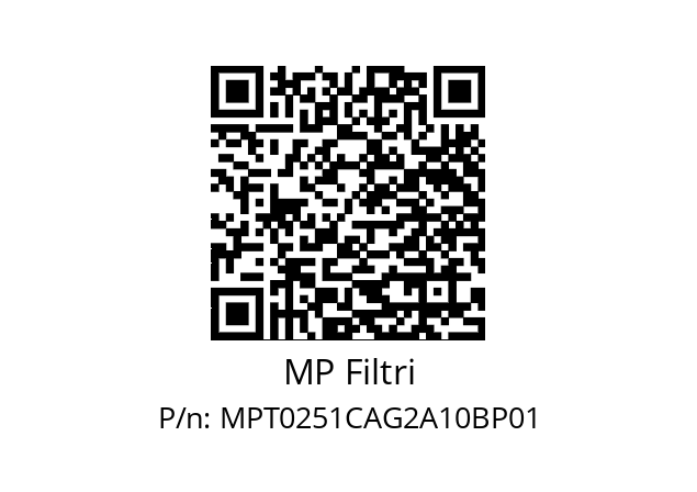  MPT-025-1-C-A-G2-A10-B-P01 MP Filtri MPT0251CAG2A10BP01