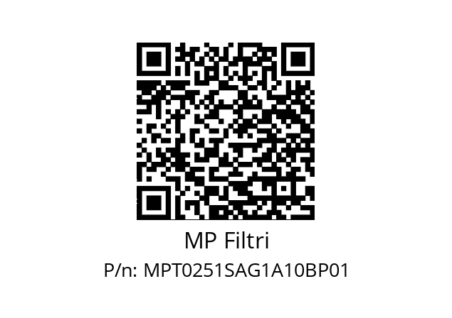  MPT-025-1-S-A-G1-A10-B-P01 MP Filtri MPT0251SAG1A10BP01