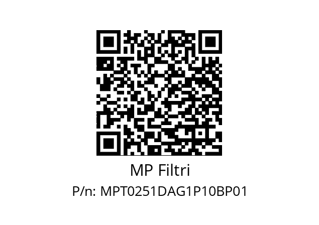  MPT-025-1-D-A-G1-P10-B-P01 MP Filtri MPT0251DAG1P10BP01