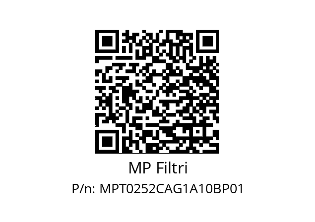  MPT-025-2-C-A-G1-A10-B-P01 MP Filtri MPT0252CAG1A10BP01