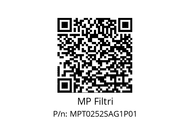  MPT-025-2-S-A-G1-XXX-P01 MP Filtri MPT0252SAG1P01