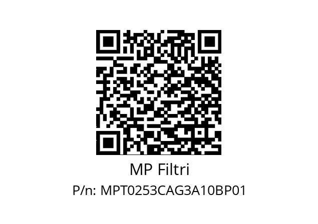  MPT-025-3-C-A-G3-A10-B-P01 MP Filtri MPT0253CAG3A10BP01