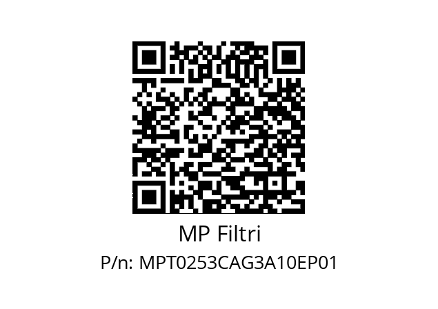  MPT-025-3-C-A-G3-A10-E-P01 MP Filtri MPT0253CAG3A10EP01