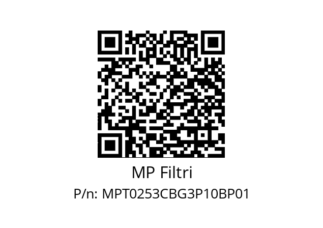  MPT-025-3-C-B-G3-P10-B-P01 MP Filtri MPT0253CBG3P10BP01