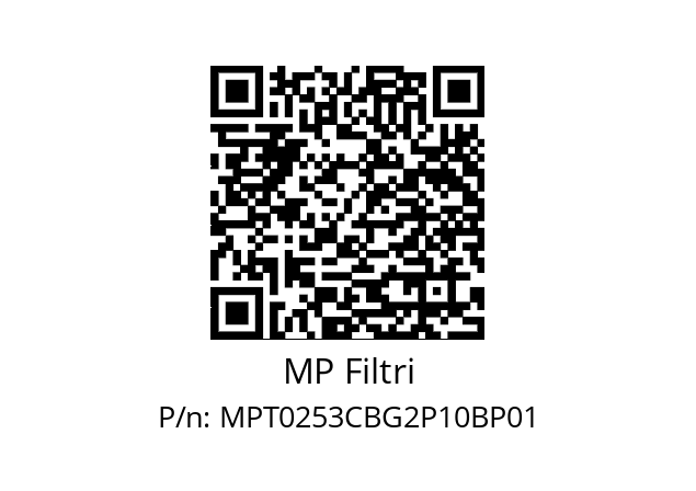  MPT-025-3-C-B-G2-P10-B-P01 MP Filtri MPT0253CBG2P10BP01