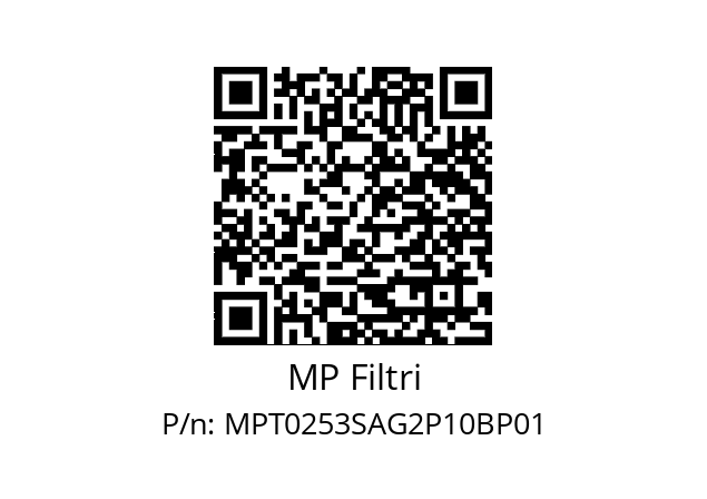  MPT-025-3-S-A-G2-P10-B-P01 MP Filtri MPT0253SAG2P10BP01