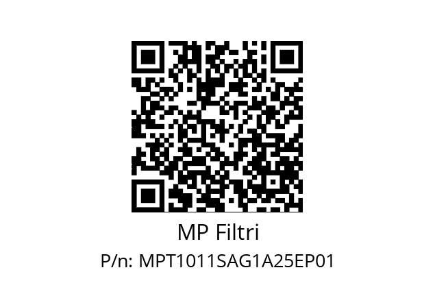  MPT-101-1-S-A-G1-A25-E-P01 MP Filtri MPT1011SAG1A25EP01