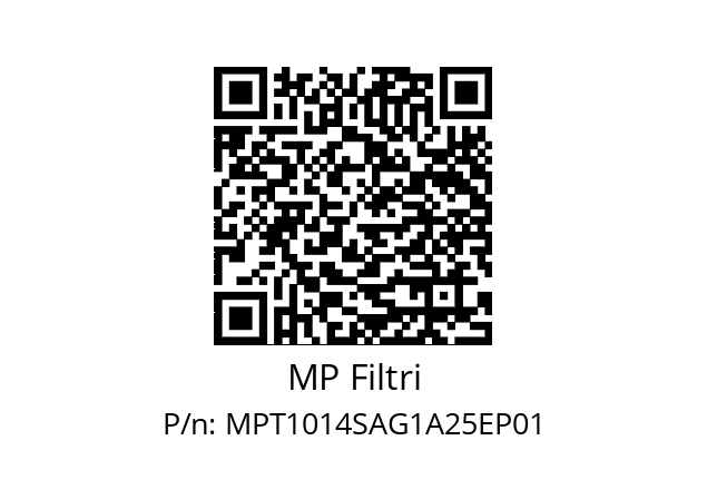  MPT-101-4-S-A-G1-A25-E-P01 MP Filtri MPT1014SAG1A25EP01