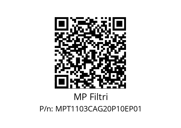  MPT-110-3-C-A-G2-0-P10-E-P01 MP Filtri MPT1103CAG20P10EP01