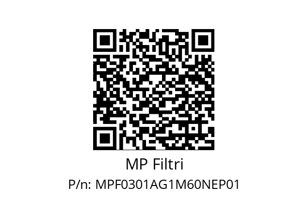  MPF-030-1-A-G1-M60-N-E-P01 MP Filtri MPF0301AG1M60NEP01