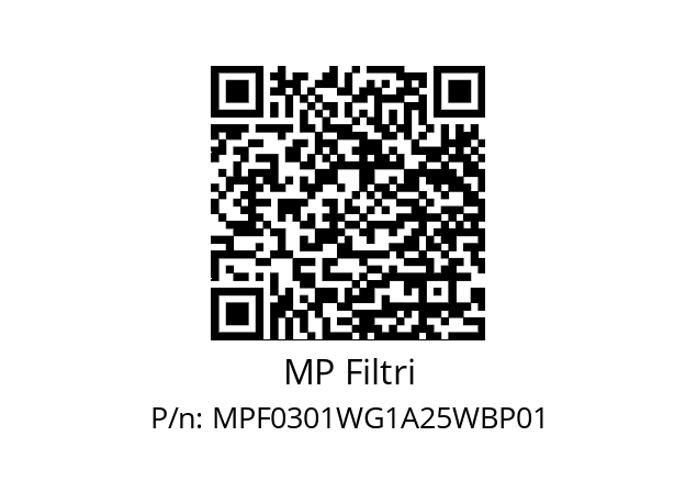  MPF-030-1-W-G1-A25-H-B-P01 MP Filtri MPF0301WG1A25WBP01