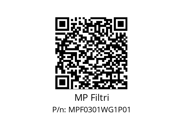  MPF-030-1-W-G1-XXX-P01 MP Filtri MPF0301WG1P01