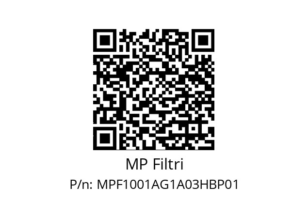  MPF-100-1-A-G1-A03-H-B-P01 MP Filtri MPF1001AG1A03HBP01