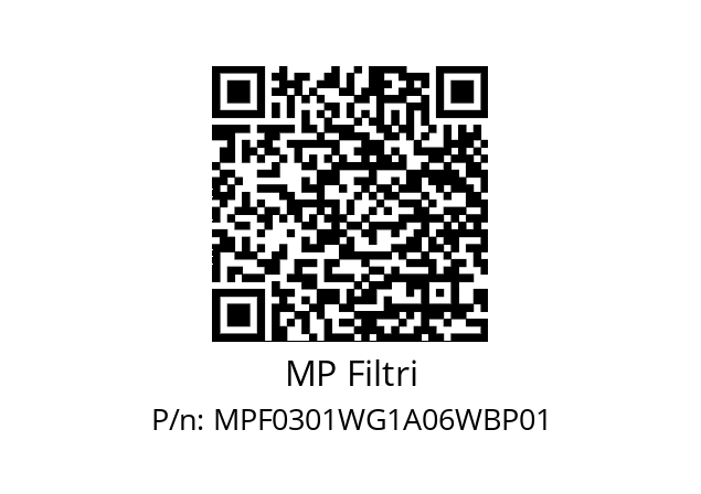  MPF-030-1-W-G1-A06-W-B-P01 MP Filtri MPF0301WG1A06WBP01