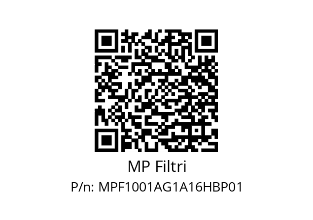  MPF-100-1-A-G1-A16-H-B-P01 MP Filtri MPF1001AG1A16HBP01