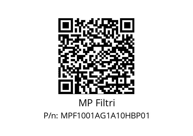  MPF-100-1-A-G1-A10-H-B-P01 MP Filtri MPF1001AG1A10HBP01