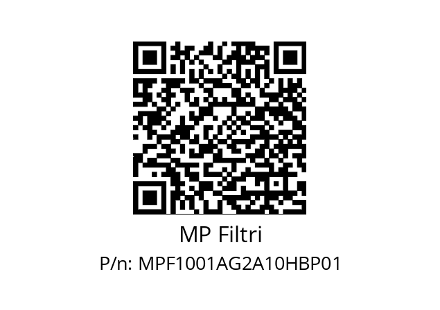  MPF-100-1-A-G2-A10-H-B-P01 MP Filtri MPF1001AG2A10HBP01