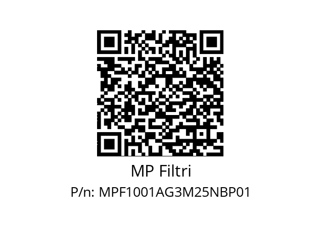  MPF-100-1-A-G3-M25-N-B-P01 MP Filtri MPF1001AG3M25NBP01