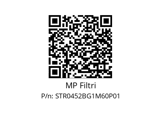  STR-045-2-B-G1-M60-P01 MP Filtri STR0452BG1M60P01