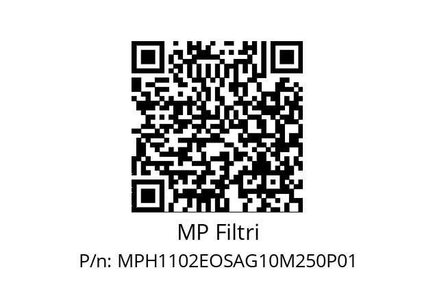  MPH-110-2-E-O-S-A-G1-0-M250-P01 MP Filtri MPH1102EOSAG10M250P01