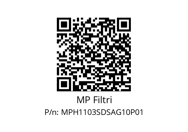  MPH-110-3-S-D-S-A-G1-0-XXX-P01 MP Filtri MPH1103SDSAG10P01