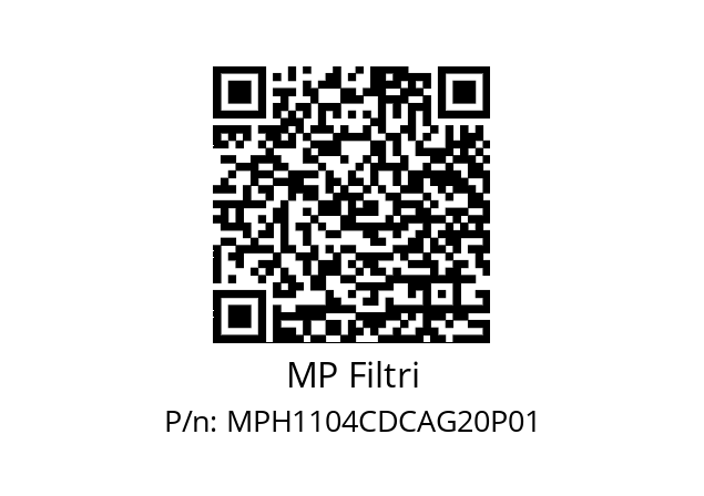  MPH-110-4-C-D-C-A-G2-0-XXX-P01 MP Filtri MPH1104CDCAG20P01