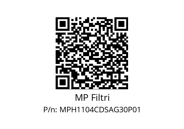  MPH-110-4-C-D-S-A-G3-0-XXX-P01 MP Filtri MPH1104CDSAG30P01