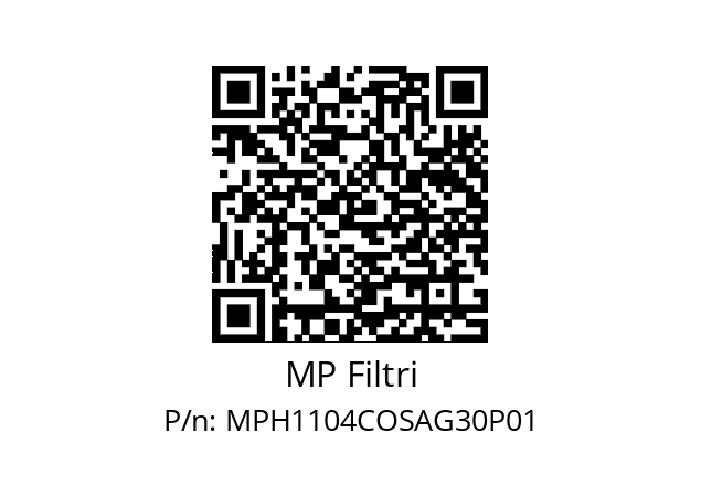  MPH-110-4-C-O-S-A-G3-0-XXX-P01 MP Filtri MPH1104COSAG30P01