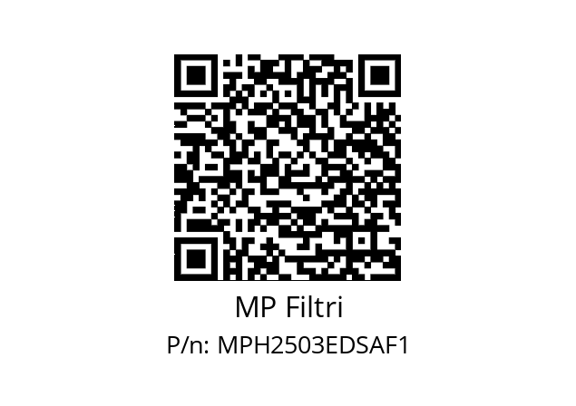  MPH-250-3-E-D-S-A-F1-XXX-T MP Filtri MPH2503EDSAF1