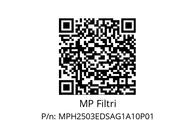  MPH-250-3-E-D-S-A-G1-A10-P01 MP Filtri MPH2503EDSAG1A10P01