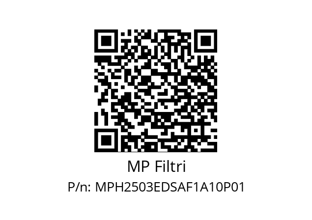  MPH-250-3-E-D-S-A-F1-A10-T MP Filtri MPH2503EDSAF1A10P01