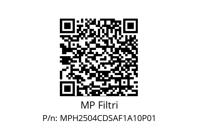  MPH-250-4-C-D-S-A-F1-A10-T MP Filtri MPH2504CDSAF1A10P01