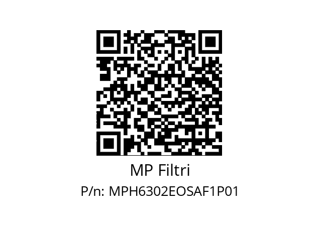  MPH-630-2-E-O-S-A-F1-XXX-P01 MP Filtri MPH6302EOSAF1P01