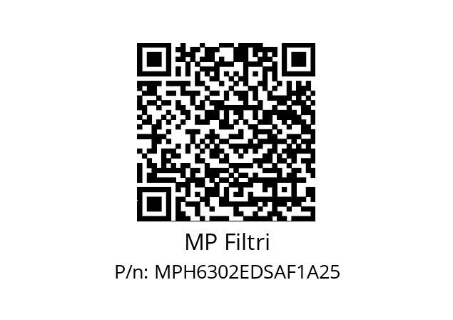  MPH-630-2-E-D-S-A-F1-A25-P01 MP Filtri MPH6302EDSAF1A25