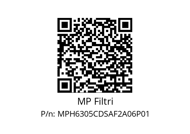  MPH-630-5-C-D-S-A-F2-A06-P01 MP Filtri MPH6305CDSAF2A06P01