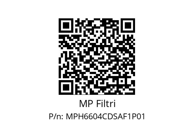  MPH-660-4-C-D-S-A-F1-XXX-P01 MP Filtri MPH6604CDSAF1P01