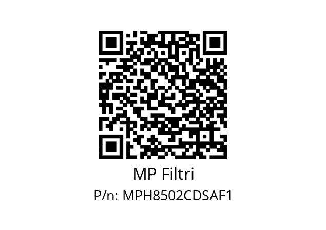  MPH-850-2-C-D-S-A-F1-XXX-T MP Filtri MPH8502CDSAF1